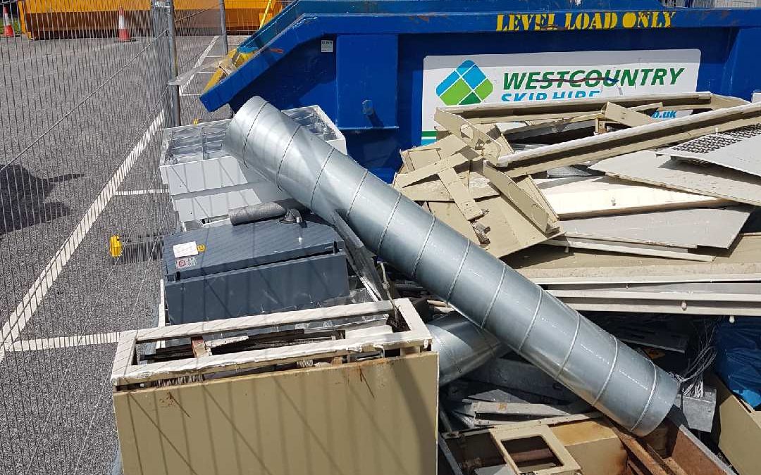 An A grade for scrap clearance at Marjon College Plymouth